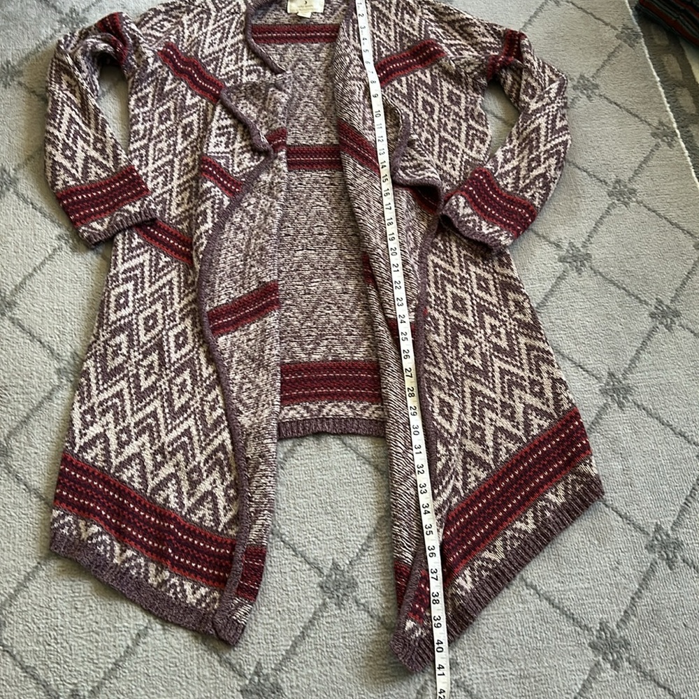 Anthropologie Ruby Moon Aztec Patterned Sweater - image 6